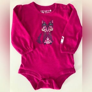 Carhartt Baby Girl Onesie, 9 months